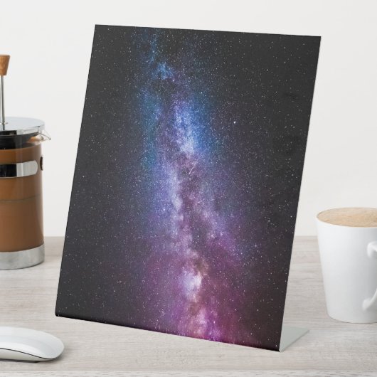 Milky-way bright coconto reclamebord met voetstuk (Insitu)