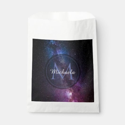 Milky way bright covu personalizable monogram bedankzakje (Voorkant)