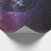 Milky way bright covu personalizable monogram cadeaupapier (Hoek)