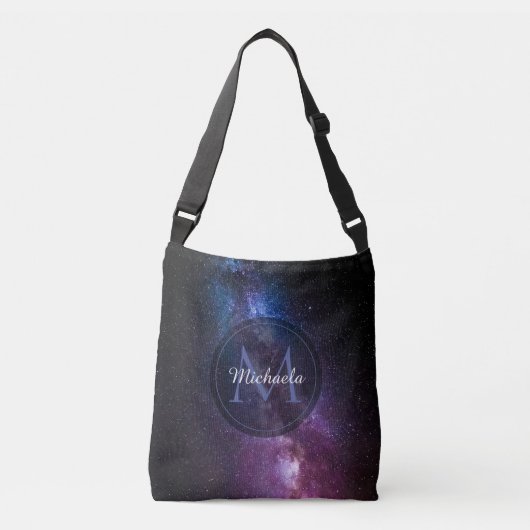 Milky way bright covu personalizable monogram crossbody tas (Voorkant)