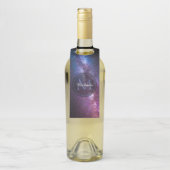 Milky way bright covu personalizable monogram flessenhanger (Op fles)