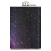 Milky way bright covu personalizable monogram heupfles (Achterkant)