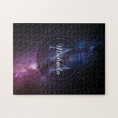 Milky way bright covu personalizable monogram legpuzzel (Horizontaal)