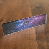 Milky way bright covu personalizable monogram naambordje (Zijkant)