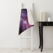 Milky way bright covu personalizable monogram sherpa deken (In situ)