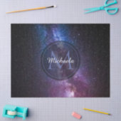 Milky way bright covu personalizable monogram tissuepapier (Craft)
