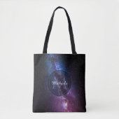 Milky way bright covu personalizable monogram tote bag (Voorkant)