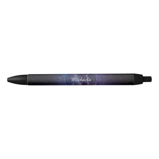 Milky way bright covu personalizable monogram zwarte inkt pen (Voorkant)