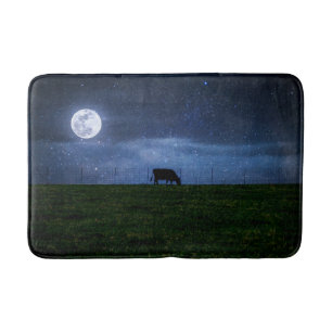 Milky Way Cattle Moonlight Badmat