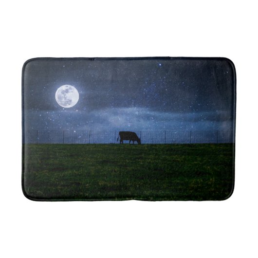 Milky Way Cattle Moonlight Badmat (Voorkant)