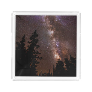 Milky Way   Cedar Breaks National Monument Utah Acryl Dienblad