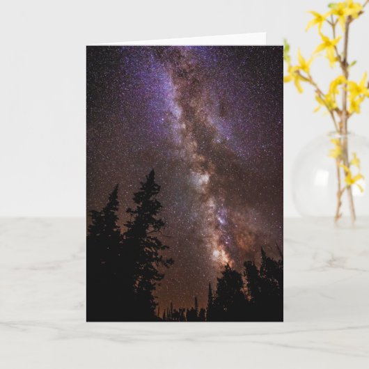 Milky Way | Cedar Breaks National Monument Utah Kaart (Gele Bloem)