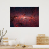 Milky Way Galactic Center Poster (Keuken)