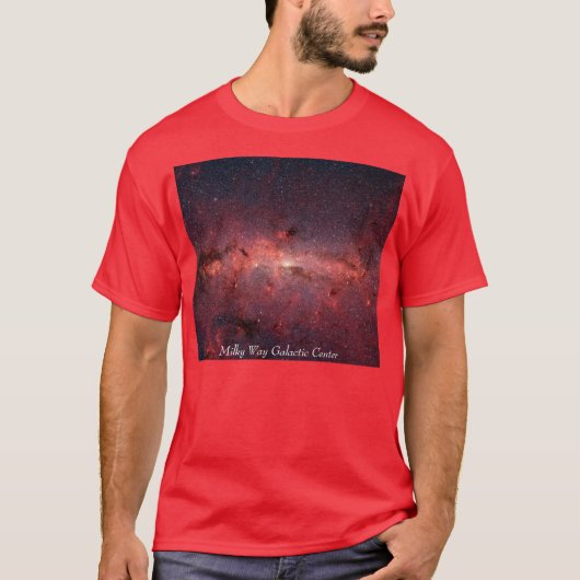Milky Way Galactic Center T-shirt (Voorkant)
