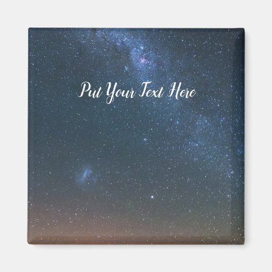 Milky Way Galaxy Background | Night Sky Stars Magneet (Voorkant)