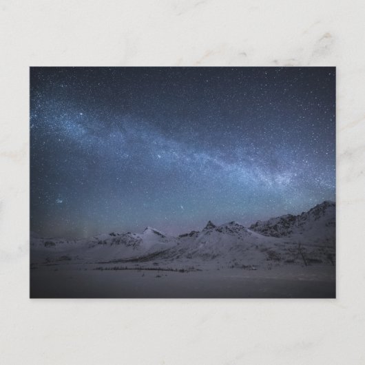 Milky Way Galaxy Briefkaart (Voorkant)