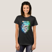 Milky Way Galaxy Funny Design T-Shirt (Voorkant volledig)