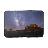 Milky Way Galaxy Over Cathedral Rock, Arizona Badmat (Voorkant)