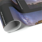 Milky Way Galaxy Over Cathedral Rock, Arizona Cadeaupapier (Rol Hoek)