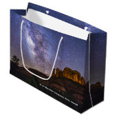 Milky Way Galaxy Over Cathedral Rock, Arizona Groot Cadeauzakje (Voorkant Gekanteld)