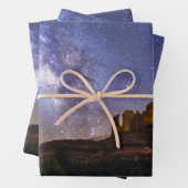 Milky Way Galaxy Over Cathedral Rock, Arizona Inpakpapier Vel (In situ)