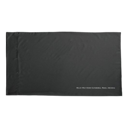 Milky Way Galaxy Over Cathedral Rock, Arizona Kussensloop (Achterkant)