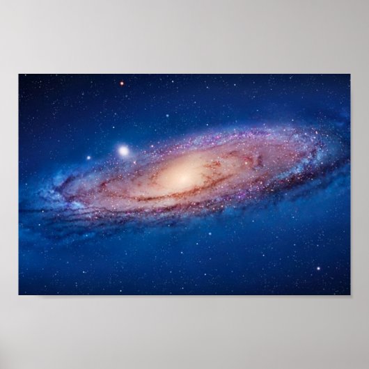 Milky Way Galaxy Poster door S. Ambrose (Voorkant)