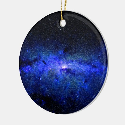 Milky Way Galaxy Space Foto Keramisch Ornament (Links)