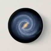 Milky Way Galaxy Space NASA Ronde Button 5,7 Cm (Voorkant)