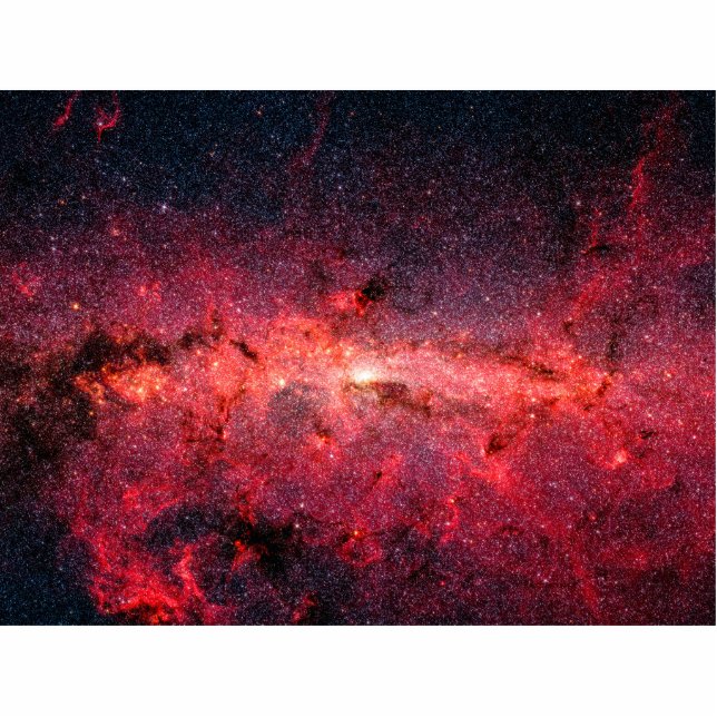 Milky Way Galaxy Staand Fotobeeldje (Voorkant)