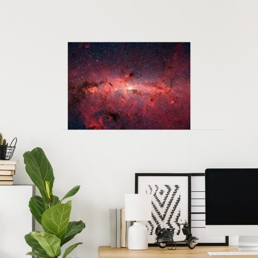 Milky Way Galaxy Stars Poster (Thuiskantoor)