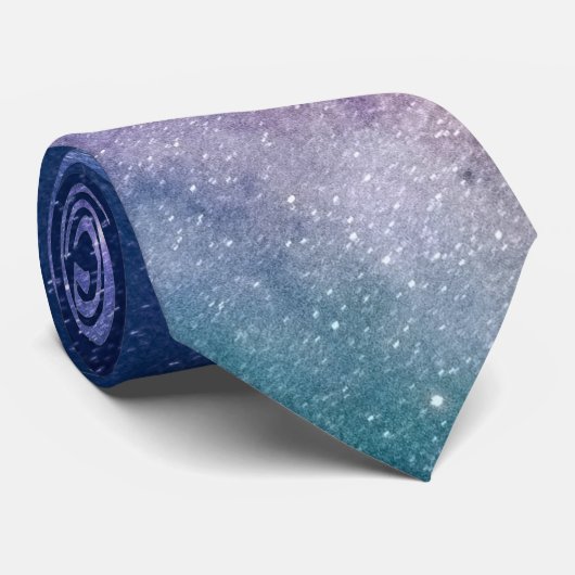 Milky Way Galaxy Stropdas (Opgerold)