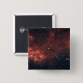 Milky Way Galaxy Vierkante Button 5,1 Cm (Voorkant /achterkant)
