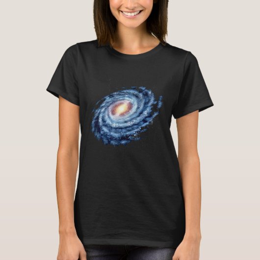 Milky Way in Space T-shirt (Voorkant)