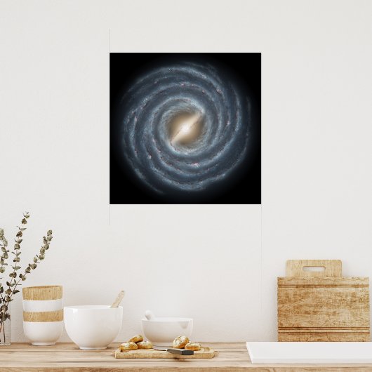 Milky Way - Milchstraße Poster (Keuken)