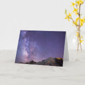 Milky Way & Mt. Rainier | Washington State Kaart (Gele Bloem)