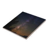Milky Way night sky, Californië Tegeltje (Zijkant)