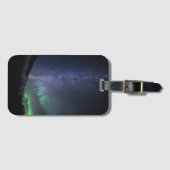 Milky Way Northern Lights Bagagelabel (Voorkant (horizontaal))