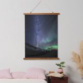 Milky Way Northern Lights Hangend Wandkleed (Slaapkamer)
