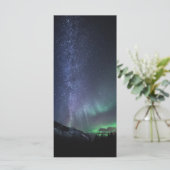 Milky Way Northern Lights Kaart (Staand voorkant)