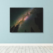 Milky Way Over Lizard Head Pass Canvas Afdruk (Insitu (Houten vloer))