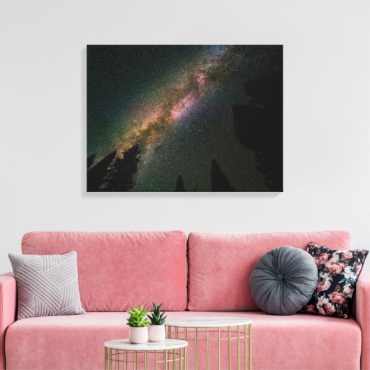 Milky Way Over Lizard Head Pass Canvas Afdruk (Insitu (Woonkamer))