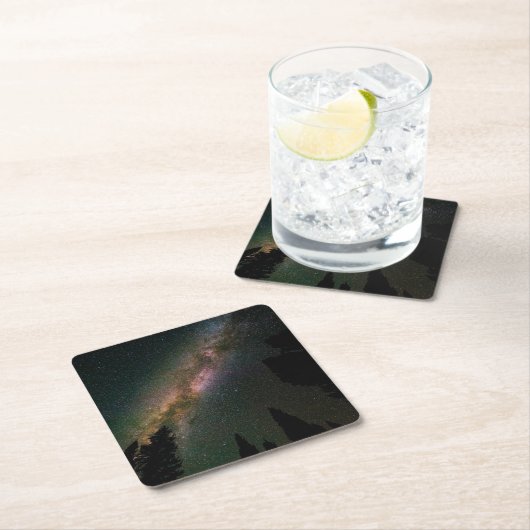 Milky Way Over Lizard Head Pass Kartonnen Onderzetters (Insitu)