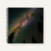 Milky Way Over Lizard Head Pass Notitieboek (Voorkant)