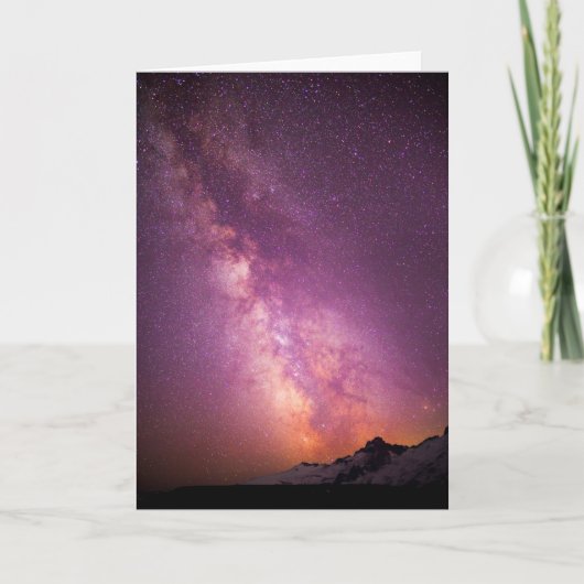 Milky Way | Over the Shoulder of Mt. Rainier Kaart (Voorkant)