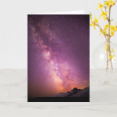 Milky Way | Over the Shoulder of Mt. Rainier Kaart (Gele Bloem)