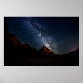 Milky Way over Watchman Poster (Voorkant)