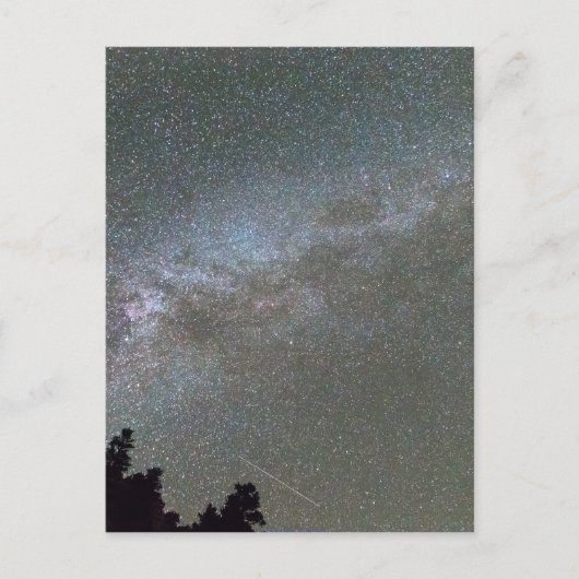 Milky Way Perseid Meteor Shower Briefkaart (Voorkant)