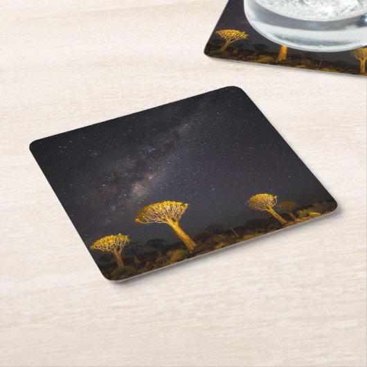 Milky Way Quiver Tree | Keetmanshoop Namibia Kartonnen Onderzetters (Schuin)