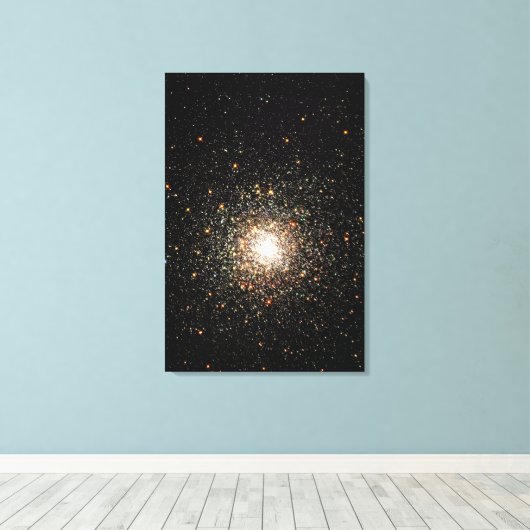 Milky Way Star-cluster Canvas Afdruk (Insitu (Houten vloer))